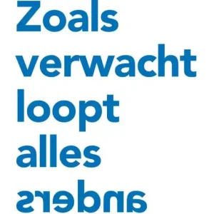 Zoals verwacht loopt alles anders Gereduceerde Prijs