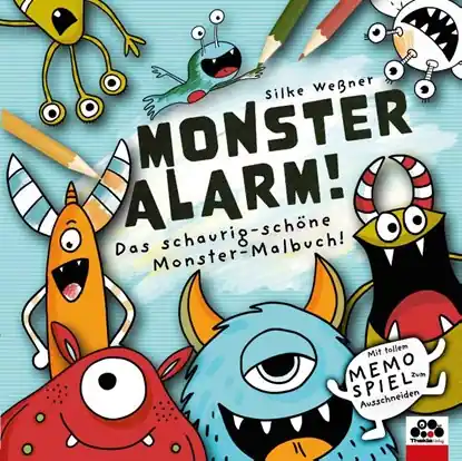 Premium Monster-Alarm! Das schaurig-schöne Monster-Malbuch für Kinder ab 3 Jahren