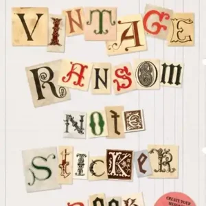 Ye Olde Ransom Note Sticker Book Koop Vandaag