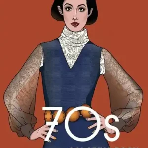 70s COLORING BOOK Beperkte Voorraad